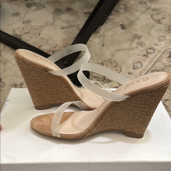 RAYE Tidal Tan Wedge Sandals - Picture 8 of 10